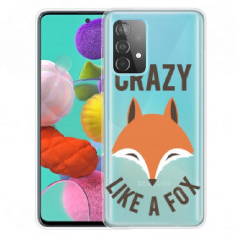 Cover Samsung Galaxy A32 5G Volpe / Pazzo Come Una Volpe