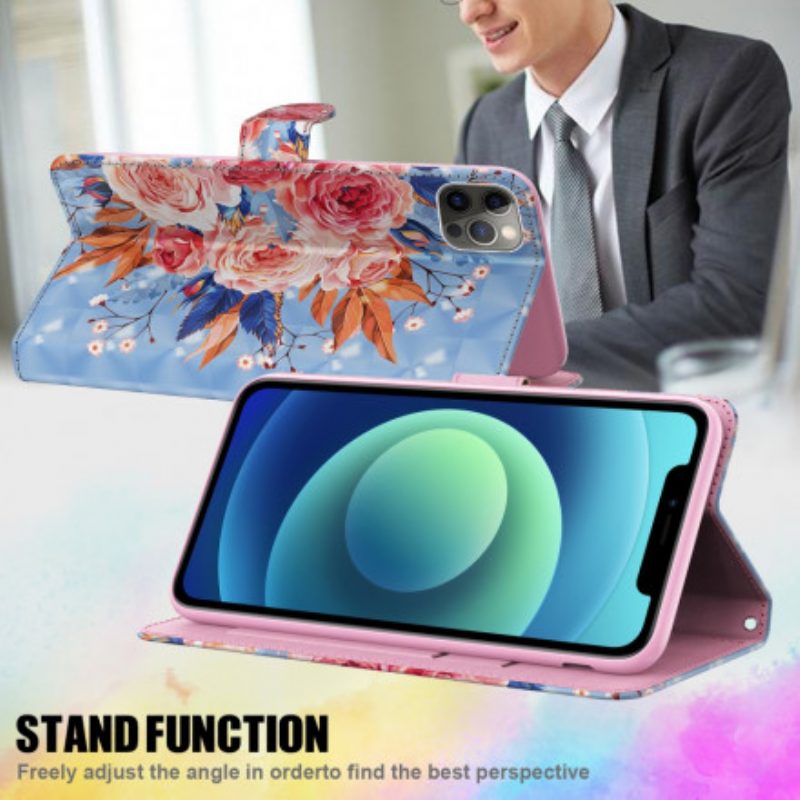 Custodia A Portafoglio Samsung Galaxy A32 5G Punto Luce Romantico Con Cordino