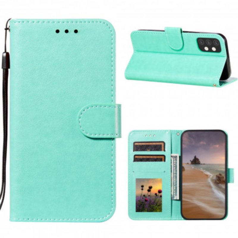 Custodia in pelle Samsung Galaxy A32 5G Chiusura In Pelle Stile Reversibile