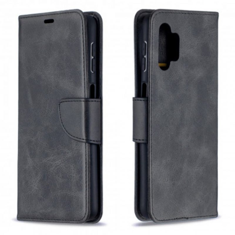 Custodia in pelle Samsung Galaxy A32 5G Folio Cover Lembo Liscio Obliquo