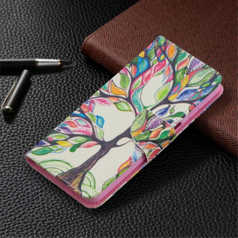 Folio Cover Samsung Galaxy A32 5G Albero Colorato