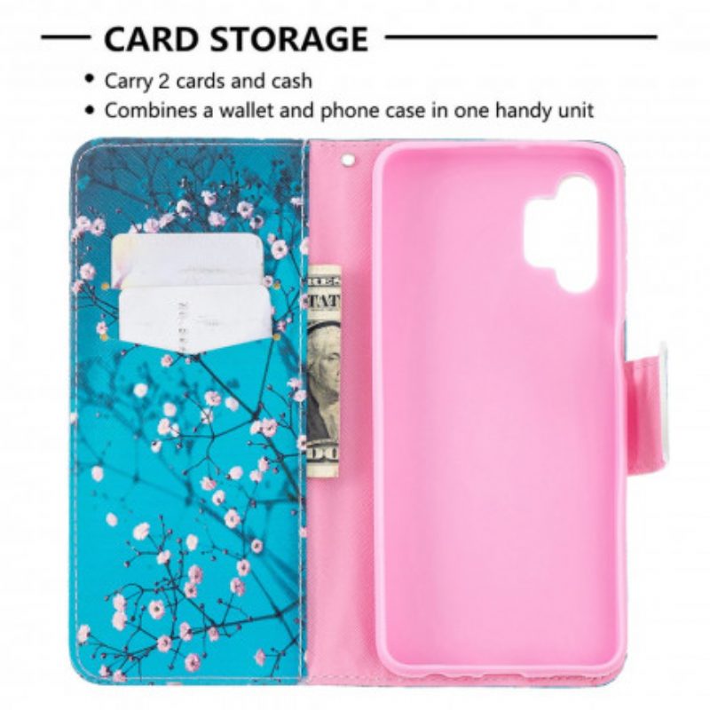 Folio Cover Samsung Galaxy A32 5G Albero In Fiore