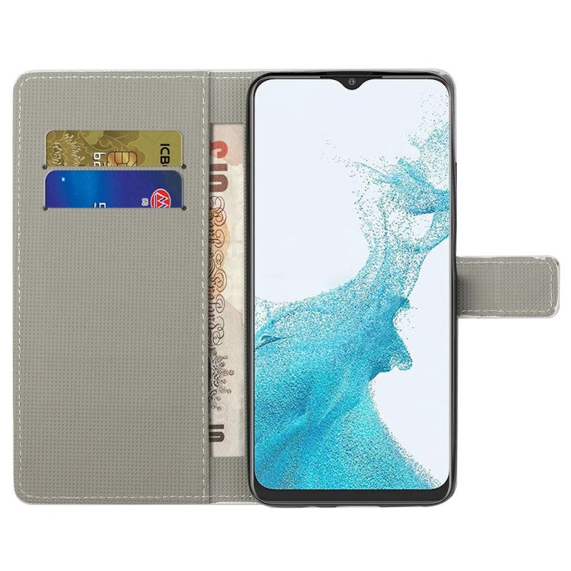 Folio Cover Samsung Galaxy A32 5G Coppia Di Gufi