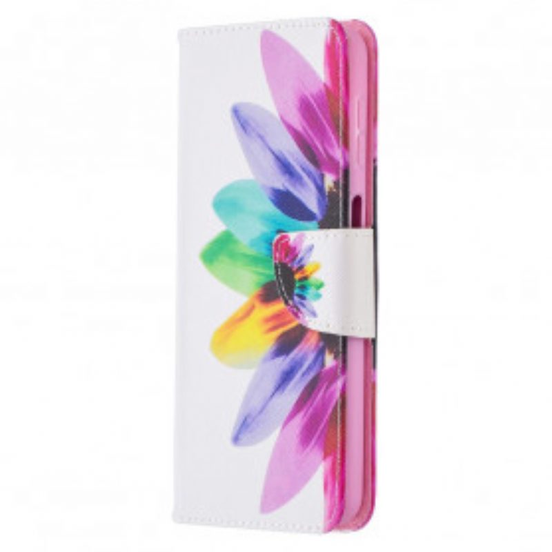 Folio Cover Samsung Galaxy A32 5G Fiore Dell'acquerello