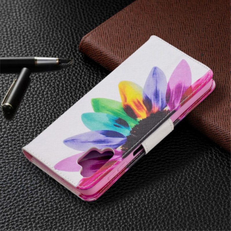 Folio Cover Samsung Galaxy A32 5G Fiore Dell'acquerello