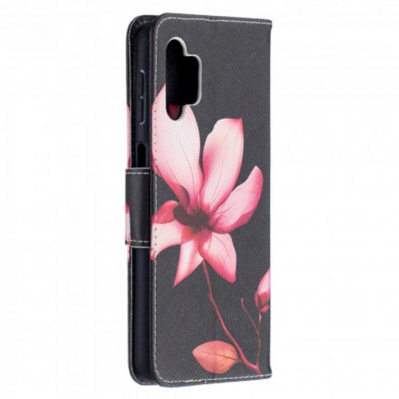 Folio Cover Samsung Galaxy A32 5G Fiore Rosa