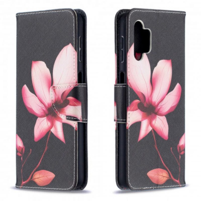 Folio Cover Samsung Galaxy A32 5G Fiore Rosa