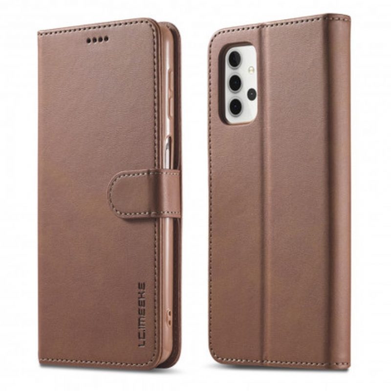 Folio Cover Samsung Galaxy A32 5G Lc.imeeke Effetto Pelle