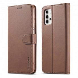 Folio Cover Samsung Galaxy A32 5G Lc.imeeke Effetto Pelle