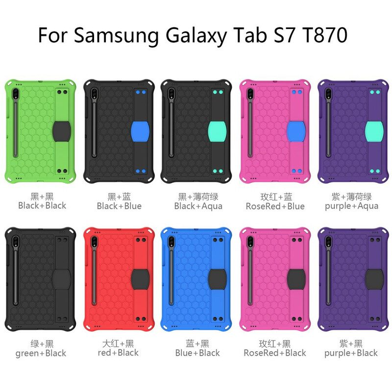 Cover Samsung Galaxy Tab S8 / Tab S7 Eva Con Strap-support E Tracolla