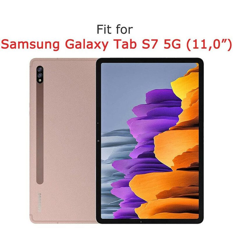 Cover Samsung Galaxy Tab S8 / Tab S7 Smerigliato Trasparente