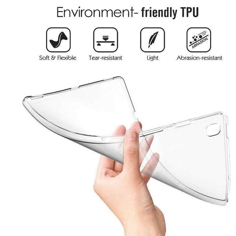 Cover Samsung Galaxy Tab S8 / Tab S7 Smerigliato Trasparente