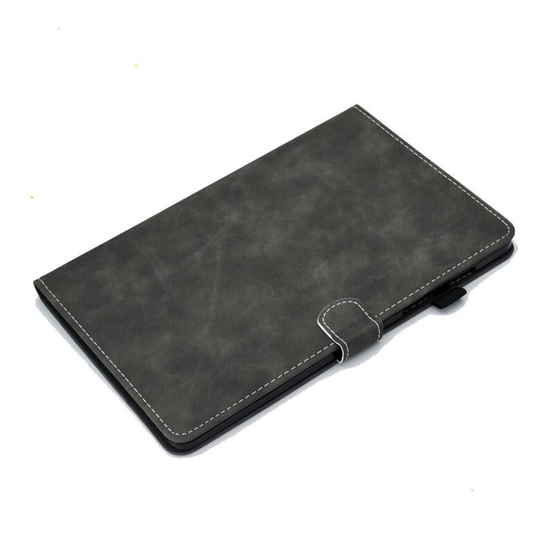 Custodia in pelle Samsung Galaxy Tab S8 / Tab S7 Effetto Pelle Dal Design Vintage