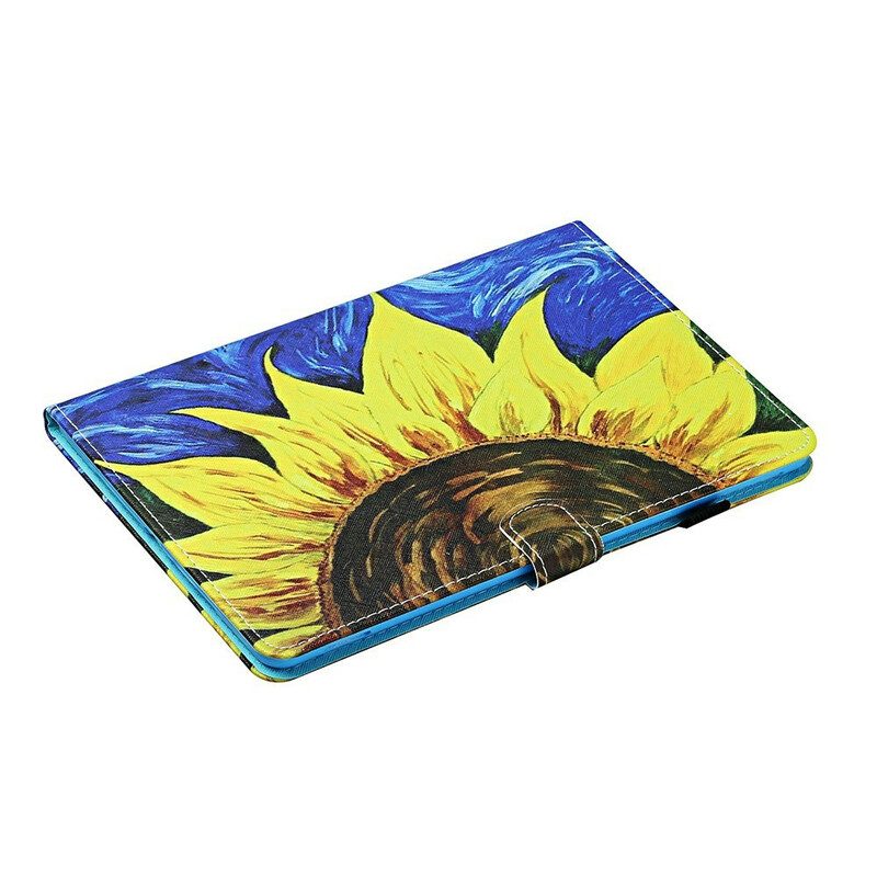 Custodia in pelle Samsung Galaxy Tab S8 / Tab S7 Girasole Dipinto