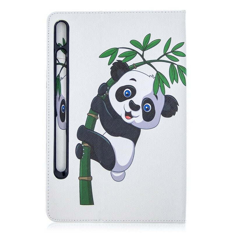 Custodia in pelle Samsung Galaxy Tab S8 / Tab S7 Motivo Con Stampa Panda