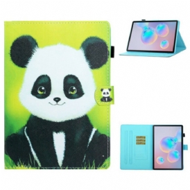 Custodia in pelle Samsung Galaxy Tab S8 / Tab S7 Panda Carino