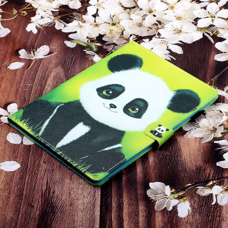 Custodia in pelle Samsung Galaxy Tab S8 / Tab S7 Panda Carino