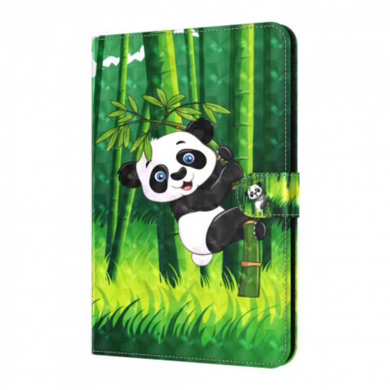 Custodia in pelle Samsung Galaxy Tab S8 / Tab S7 Panda In Ecopelle