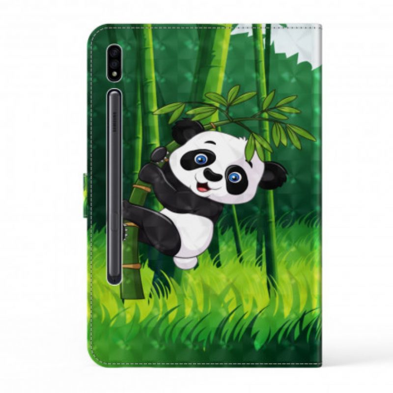 Custodia in pelle Samsung Galaxy Tab S8 / Tab S7 Panda In Ecopelle