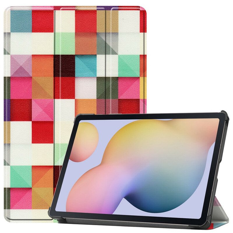 Custodia Samsung Galaxy Tab S8 / Tab S7 Portapenne In Mosaico