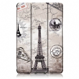 Custodia Samsung Galaxy Tab S8 / Tab S7 Torre Eiffel Rinforzata