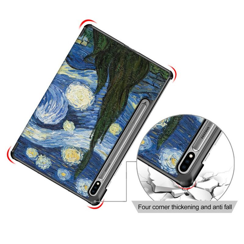 Custodia Samsung Galaxy Tab S8 / Tab S7 Van Gogh Migliorato