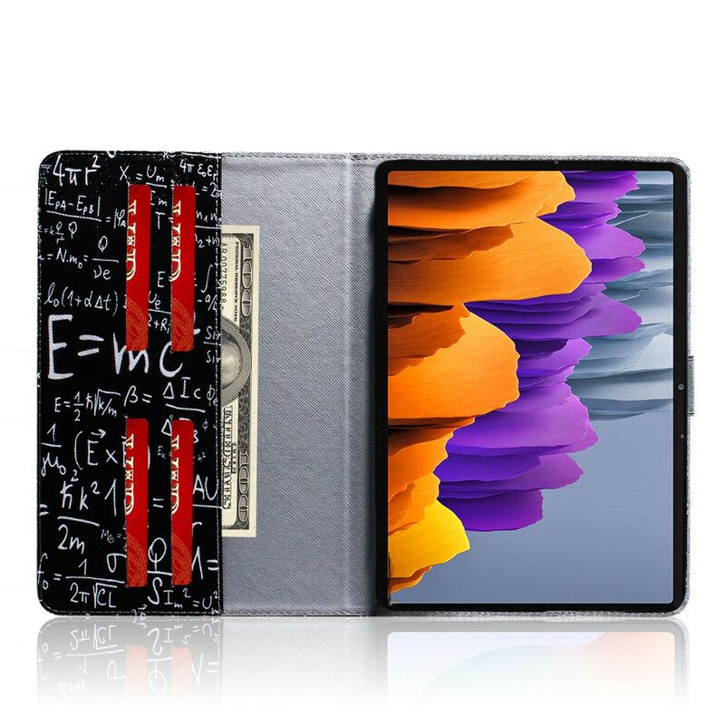 Folio Cover Samsung Galaxy Tab S8 / Tab S7 Calcoli Matematici