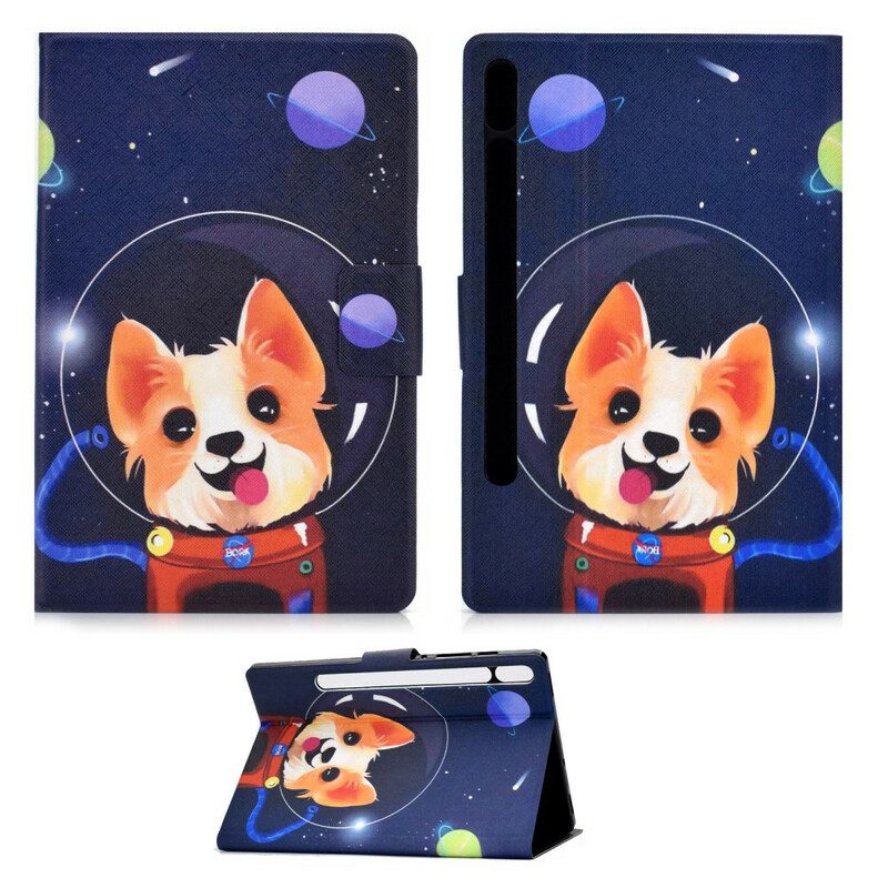 Folio Cover Samsung Galaxy Tab S8 / Tab S7 Cane Spaziale