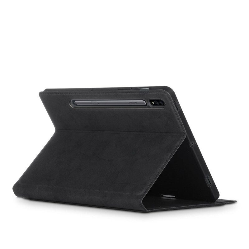 Folio Cover Samsung Galaxy Tab S8 / Tab S7 Effetto Pelle Da Lavoro