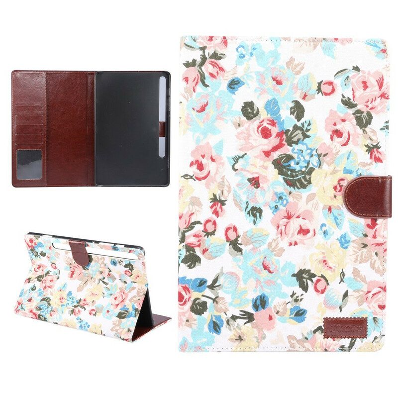 Folio Cover Samsung Galaxy Tab S8 / Tab S7 Fiori Di Libertà