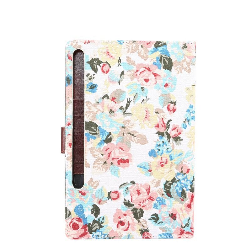 Folio Cover Samsung Galaxy Tab S8 / Tab S7 Fiori Di Libertà