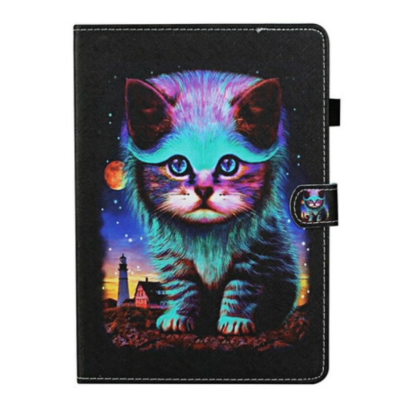 Folio Cover Samsung Galaxy Tab S8 / Tab S7 Gatto Elettrico