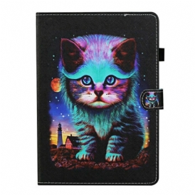 Folio Cover Samsung Galaxy Tab S8 / Tab S7 Gatto Elettrico