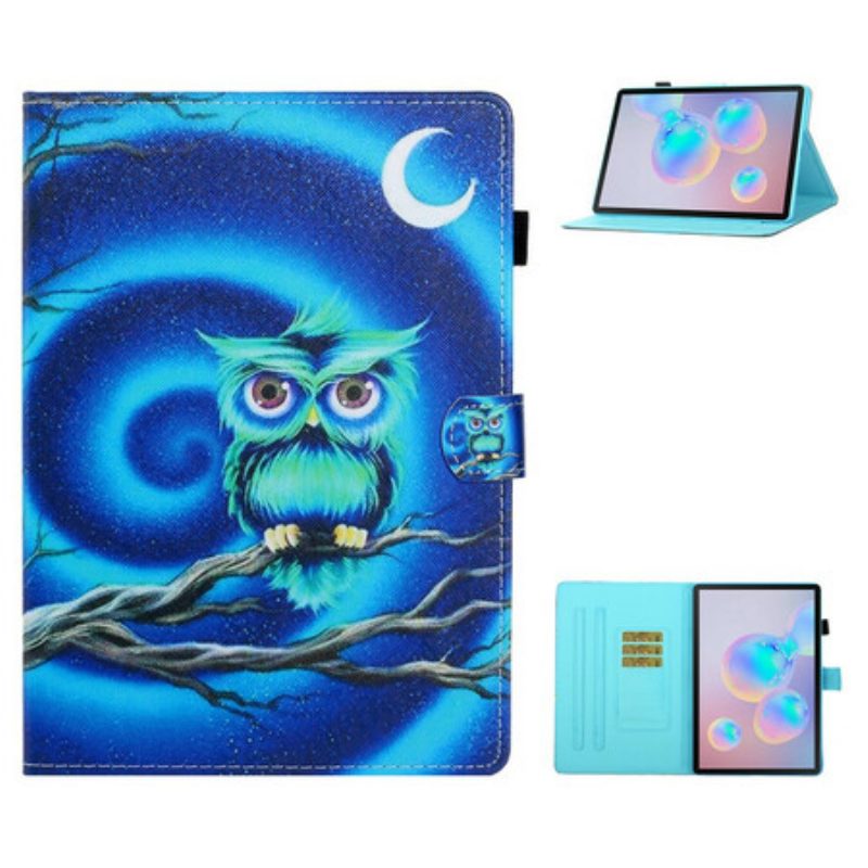 Folio Cover Samsung Galaxy Tab S8 / Tab S7 Gufo Divertente