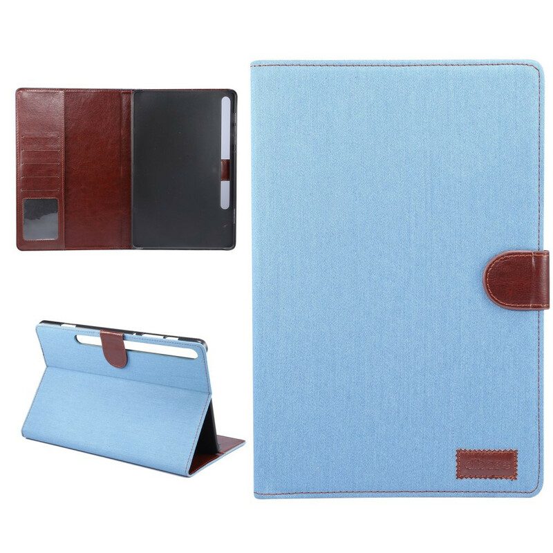 Folio Cover Samsung Galaxy Tab S8 / Tab S7 Jeans