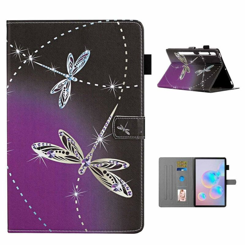 Folio Cover Samsung Galaxy Tab S8 / Tab S7 Libellule