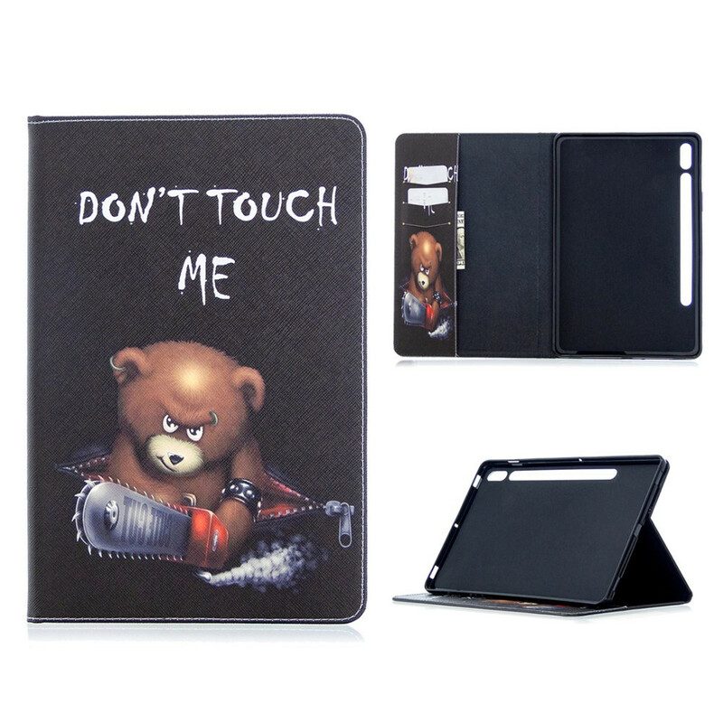 Folio Cover Samsung Galaxy Tab S8 / Tab S7 Orso Pericoloso