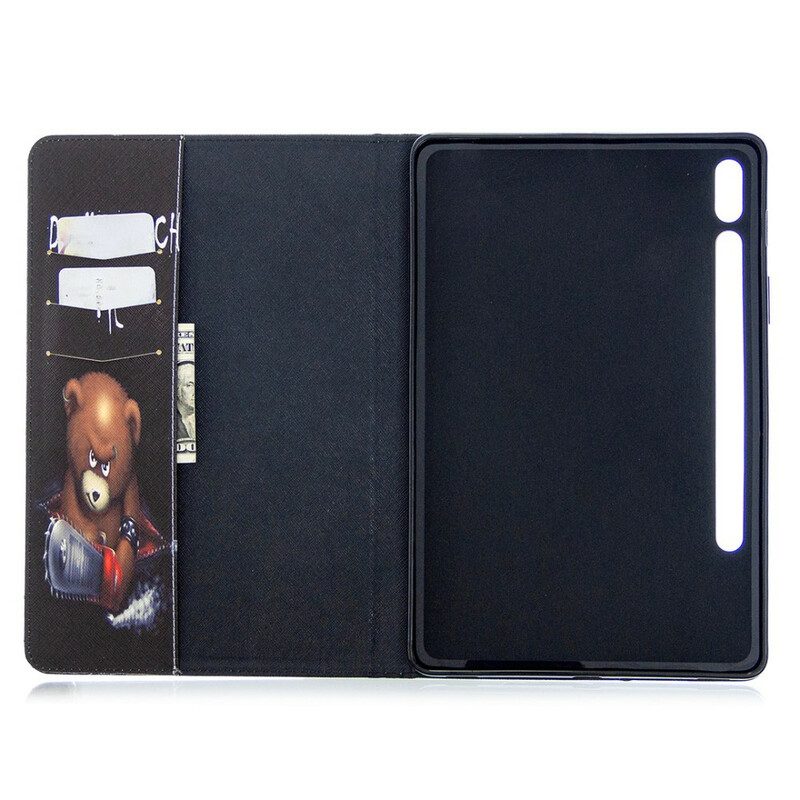 Folio Cover Samsung Galaxy Tab S8 / Tab S7 Orso Pericoloso