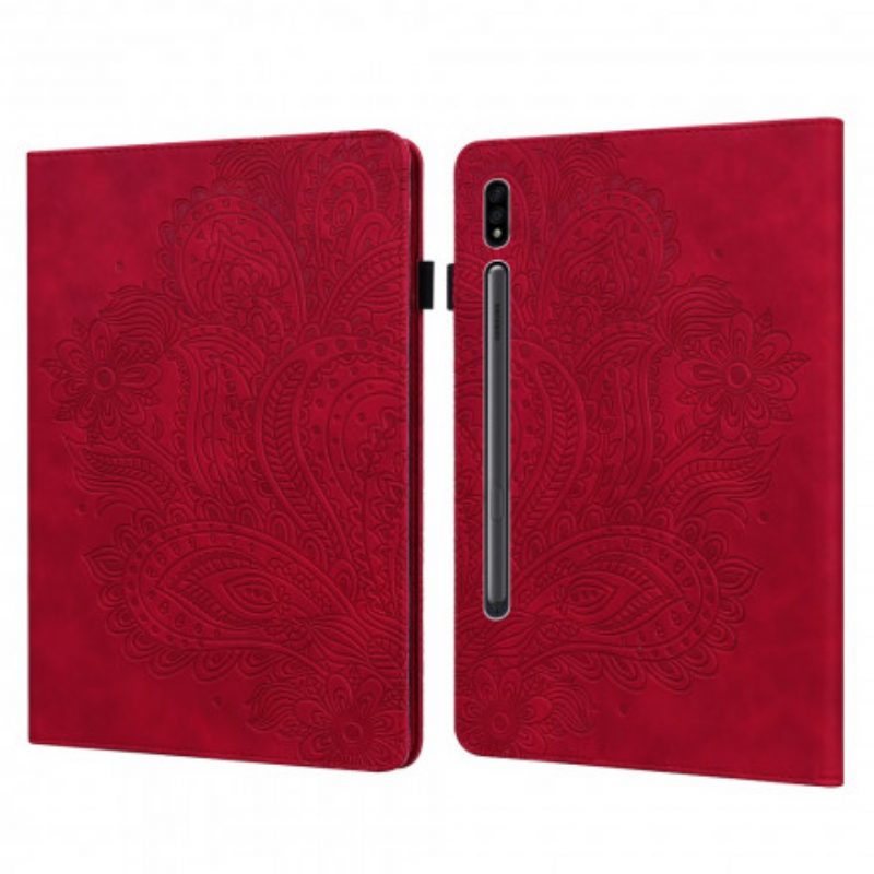 Folio Cover Samsung Galaxy Tab S8 / Tab S7 Stampa Floreale