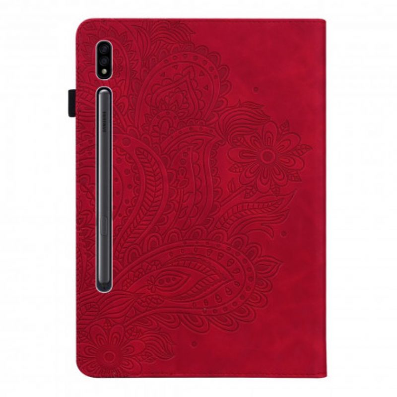 Folio Cover Samsung Galaxy Tab S8 / Tab S7 Stampa Floreale