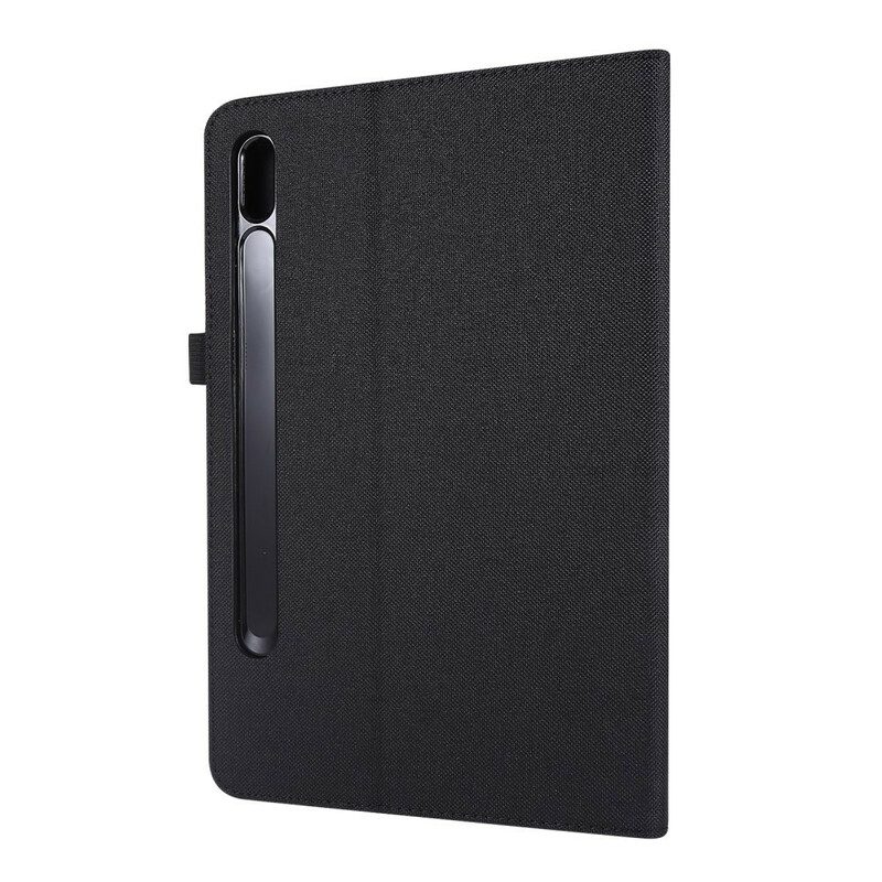 Folio Cover Samsung Galaxy Tab S8 / Tab S7 Tessuto Premium