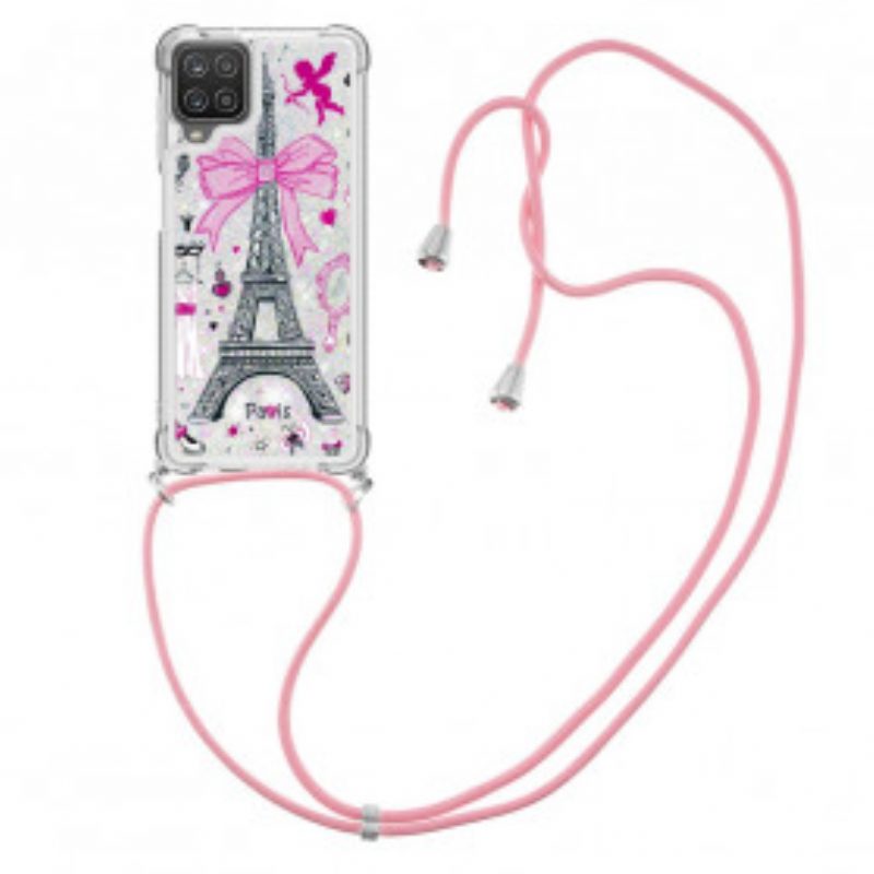 Cover Samsung Galaxy M12 / A12 Al Cordone Della Torre Eiffel