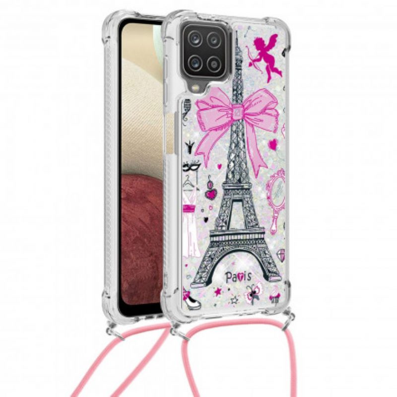 Cover Samsung Galaxy M12 / A12 Al Cordone Della Torre Eiffel