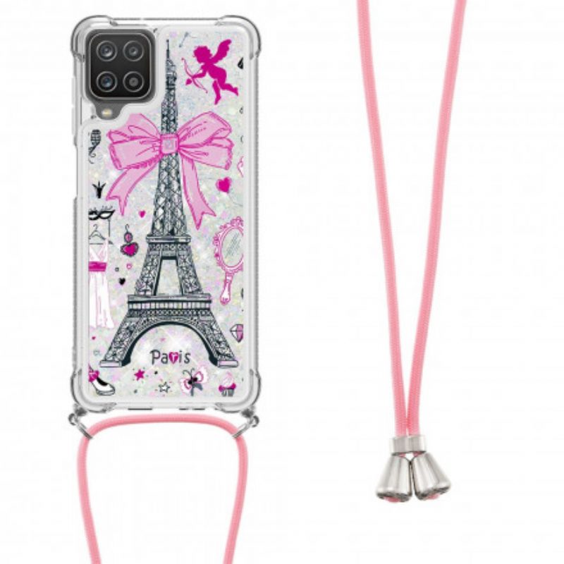 Cover Samsung Galaxy M12 / A12 Al Cordone Della Torre Eiffel