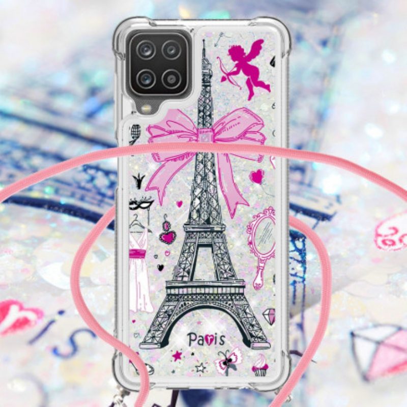 Cover Samsung Galaxy M12 / A12 Al Cordone Della Torre Eiffel