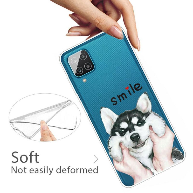 Cover Samsung Galaxy M12 / A12 Cane Sorridente