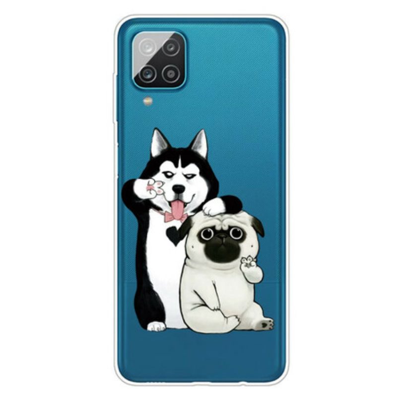 Cover Samsung Galaxy M12 / A12 Cani Divertenti