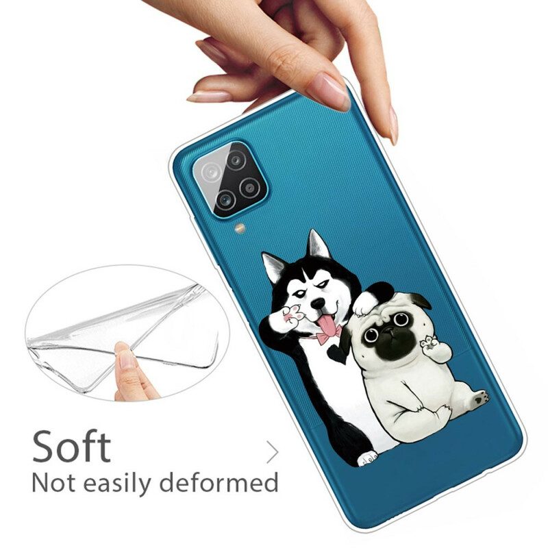 Cover Samsung Galaxy M12 / A12 Cani Divertenti