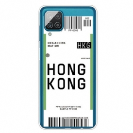 Cover Samsung Galaxy M12 / A12 Carta D'imbarco Per Hong Kong