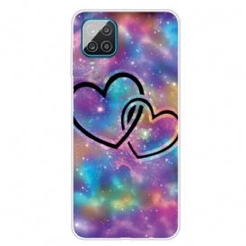 Cover Samsung Galaxy M12 / A12 Cuori Incatenati